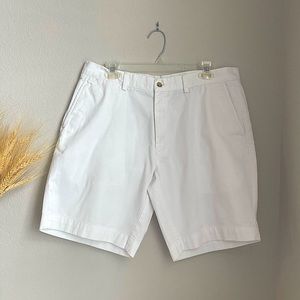 Polo by Ralph Lauren Men's White Classic Fit Shorts - Size 35